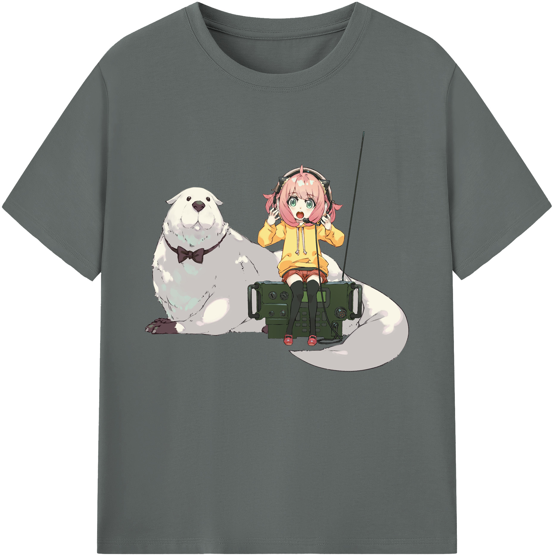 （画像用） SPY×FAMILY间谍家家酒 綿100％ メンズ半袖Tシャツ｜肌触りやわらか＆通気性